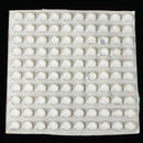 100 PCS Self Adhesive Rubber Feet Clear Semicircle Bumpers Door Buffer Pad NEW