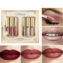 6 Colors/Set Matte Glitter Liquid Lipstick Glazed Lip Gloss Long Lasting L6 H8N9