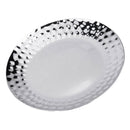 Large Round Stainless Steel 16cm Serving Tea Tray With Dot Design
