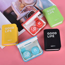 Book Travel Glasses Contact Lenses Box Contact lens Case for Eyes Car N Gw