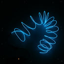 2PCS Luminescent Neon LED Lights Glow EL Wire String 5 Meters Light Blue