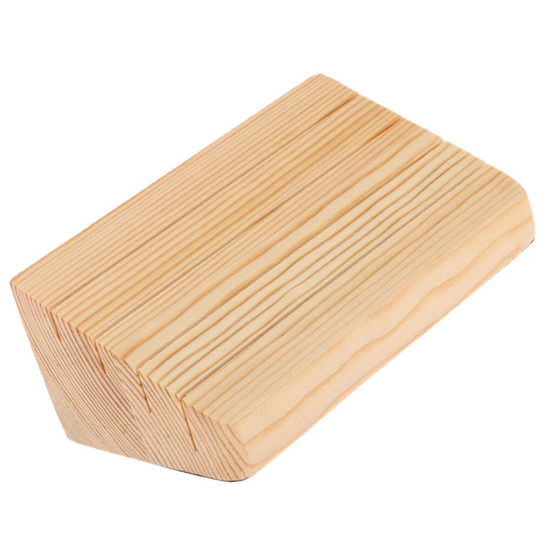 Wooden Playing Card Holder/Stand/Rack/Base 4 Slots, Natural Finish,Hand Free