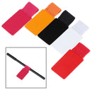 Adhesive Rectangle Leather Elastic Pen Holder for Notebooks Journals Clipboar%!