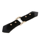 1 Pair Fashion Leather Toggle Buttons Trench Duffle Coat Jacket Fasteners