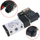 1Pc New 5 Way 2 Position 1/4'' Airtac Solenoid Valve 4V210-08 DC 3C