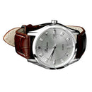 Men Boy Sport Analog Quartz Alarm Auto Day Date Display Wrist Watch Leather