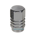 4pcs Wheel Tyre Tire Valve Stems Air Dust Cover Screw Caps Car Truck Bike Gray