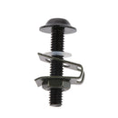 6mm CNC M6 Fairing Bolts Kit Fastener Clips Washes Screws Nuts Black