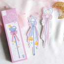 30 pcs/pack Girl's Magic Wand Bookmark Paper Cartoon BookmarMO