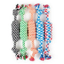 1PC Random Color New 27CM Dog Pet Puppy Chew Cotton Rope Ball Braided Knot