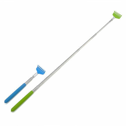 Soft Grip Metal Back Scratcher Telescopic Extendable Handy Pocket scrath Gn