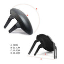 Black PP Motorcycle Rear Wheel Cover Fender Splash Guard Mudguard Bracket Solid