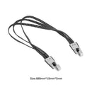 Bicycle Cargo Elastic Rope MTB Road Bike Luggage Tie Strap w/ Plastic Hook