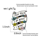 Creative Leaf Flowers Letters Brooch Jacket Badges Christmas Jewelry Gift A