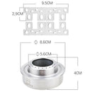 Outdoor Stainless Steel Alcohol Stove + Rack Combo Set Mini Ultralight Camping