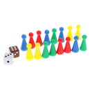 Folding Flying Chess Set Pieces And Dice for Match Fun - 2 ~ 4 Players
