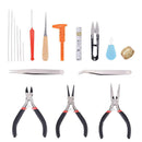19Pcs Jewelry Making Tools Kit with Zipper Storage Case for Jewelry Craftin U3L7