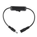 LED Strip Switch DC 5.5x2.1mm Male to Female Connector Power Plug Cables Q7L6