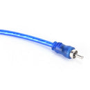 rca audio cable "Y" adapter splitter 1 male to 2 female audio line plug Gw