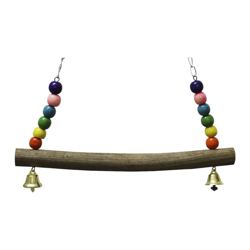 Chicken Swing Wooden Colorful Chicken Toys For Hens Bird Parrot Trainning L W1R5