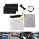 New 12V Motorcycle Grip Heated Throttle Pads Handlebars ATV Scooter Grips Heater