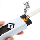 USB Rechargeable Electric Battery Flameless Lighter Windproof Random U6I6