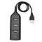 USB Hub 5Mbps High Speed Multi USB 2.0 Adapter 4 Port Splitter (Black)