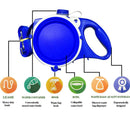 Car Seat Belts Retractable Dog Leash Pet Collar Lead Traction Rope Heavy Duty