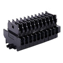 600V 10A 10 Position Double Level Screw Terminal Block Strip
