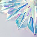 Iridescent Hanging Decorations Round Decorative Folding Fans Rainbow Shine  B3J4