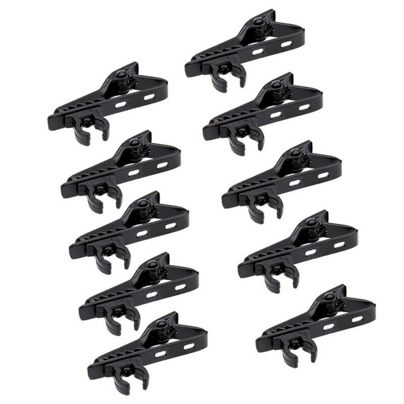 10pcs Microphone Lapel Tie Clip for Lapel Lavalier Mic