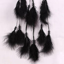 Bead Dream Catcher Black Feather Crafts Handmade Home Hanging Gifts