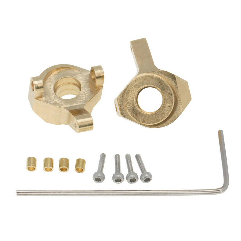 Brass Steering Knuckle Cups Fit for Axial SCX24 AXI90081 1/24 Scale Crawler