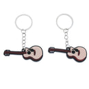 2 Pcs Guitar Keychain Key Chain Piano Key Chain Purse Bag Pendant B
