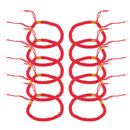 10x Handmade Lucky Red String Bracelet Beaded Braided Rope Hand Charm Adjustable