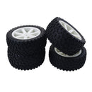 1/10 Buggy On-road Car Wheel Rim &Tyre Set for Redcat, HSP, HPI RC Car White