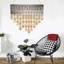 Wooden Hanging Calendar â€‹Birthday Reminder Board Family Date Planner Sign