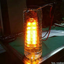 4x Amber 12 LED Slimline Side Marker Slit Lamp Fish-shaped Trailer Car Side F4C8