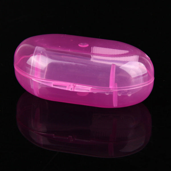 Pet Finger Toothbrush Silicone Dog Tooth Cleaner Cat Teeth Cleaning(Pink) A#S