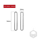 1pair Car Stickers Door Window Vent Panel Removable for Dodge Charger 2011