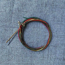 6pcs/set Rainbow Colorful Guitar Strings for Folk Acoustic Guitar Parts A