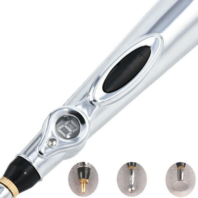 Pen Electronic Acupuncture Meridian Energy Heal Massage Pain Relief ES