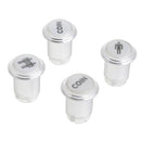DIY Arcade Video Games Kit LED Lamp Illuminated Push Button 1P/2P Player,2X Coin