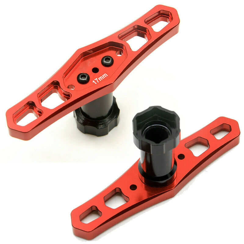 17mm Sleeve Hub Socket Wrench Tires Wheel Nut Disassemble Tools for 1/8 RC Car