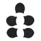 5 pieces thumb post for clarinet (made of rubber) black