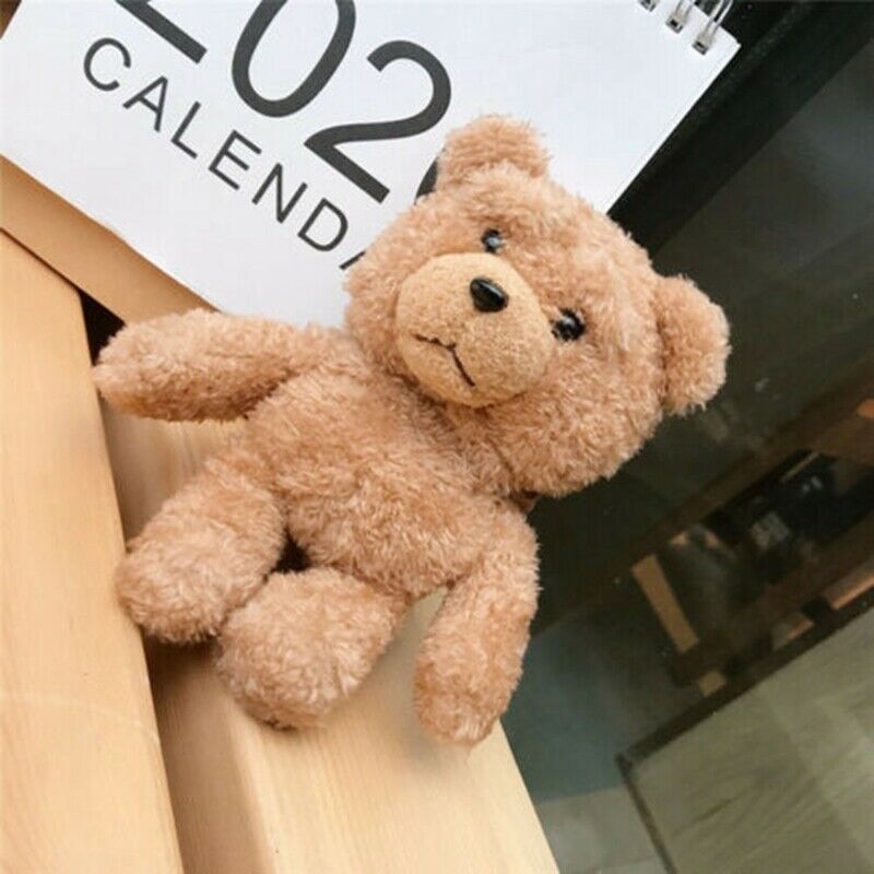 Wireless Teddy Bear Plush Earphone AirPods Case Cute Protective Cover for ApG9O9