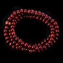 Stretch Strap 6mm Dia Beads Sandalwood Buddhist Prayer Necklace Red