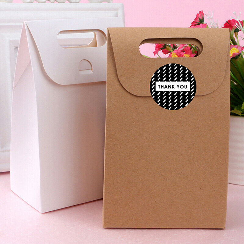 500pcs 1.5inch 8 Black Style Thank You Stickers Labels Sealing StickersB Hn