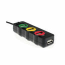 High Speed 4 Port USB 2.0 HUB Splitter Towed Adapter Converter For PC Laptop YQP