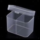 Plastic Makeup Rounds Cotton Swabs Towels Storage Box Crafts Container Case